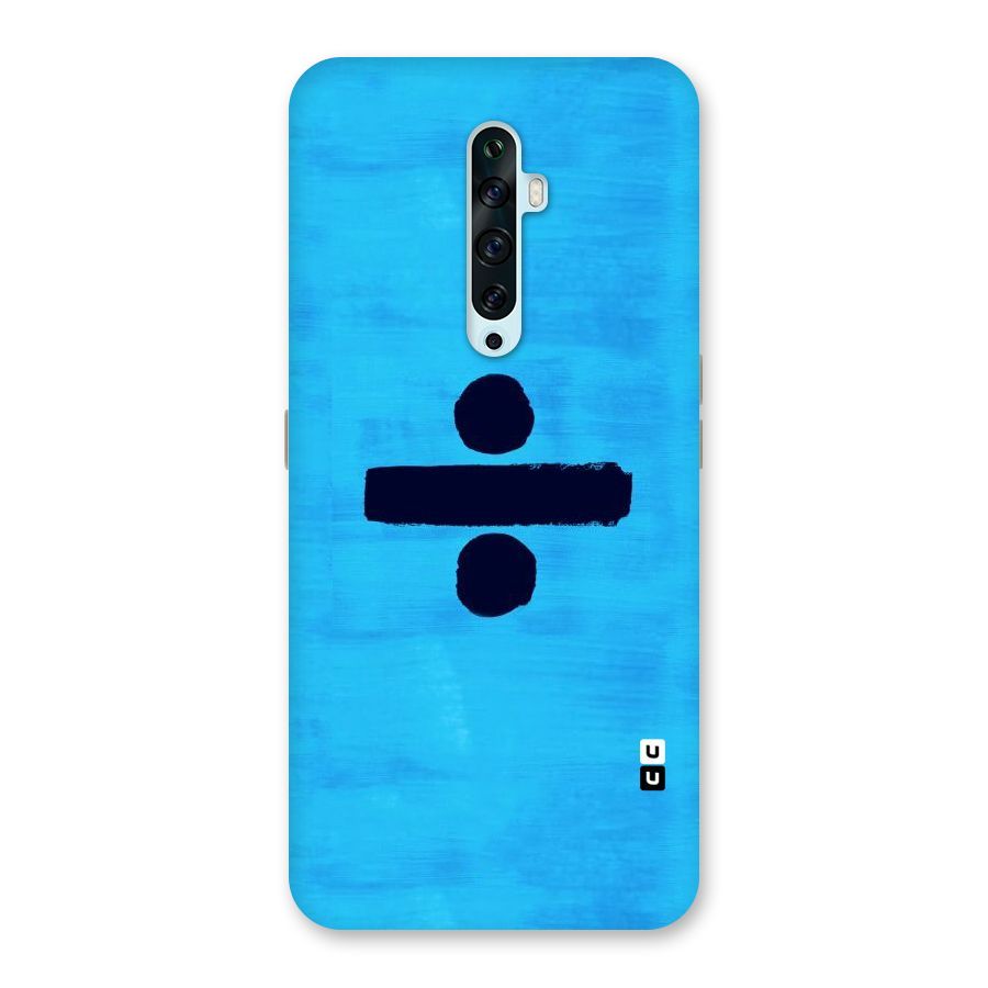 Math And Blue Back Case for Oppo Reno2 F