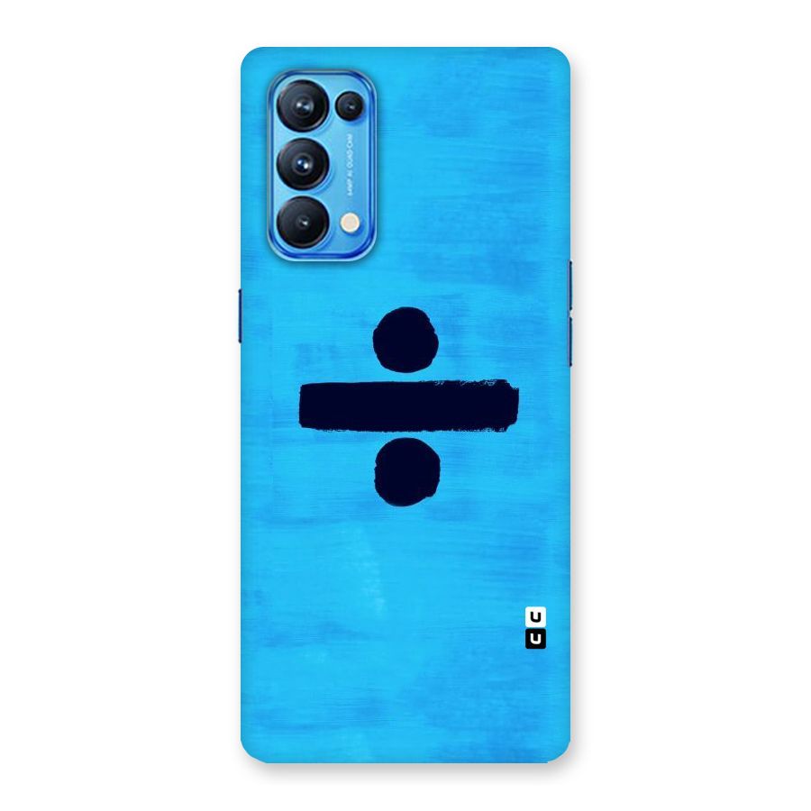 Math And Blue Back Case for Oppo Reno5 Pro 5G