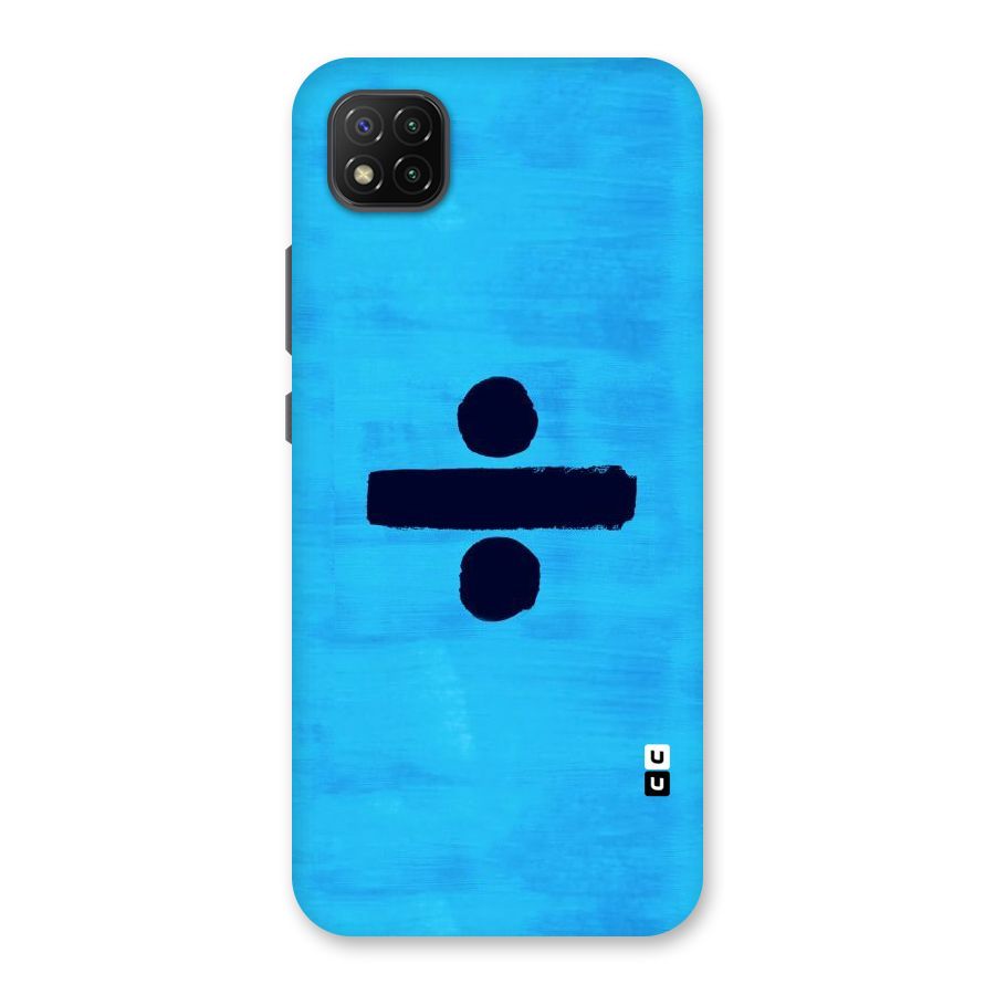 Math And Blue Back Case for Poco C3