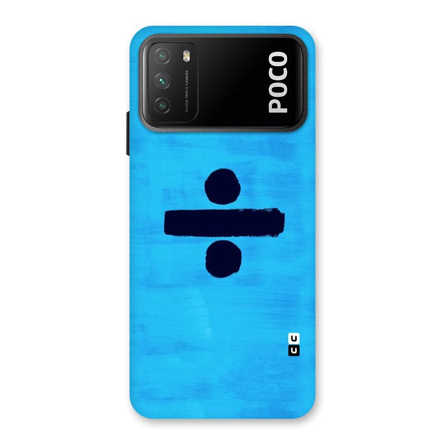 Math And Blue Back Case for Poco M3