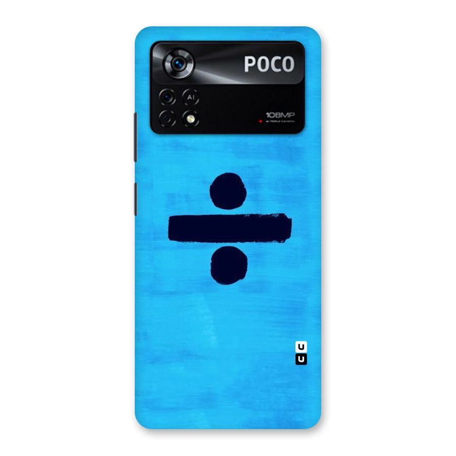 Math And Blue Back Case for Poco X4 Pro 5G