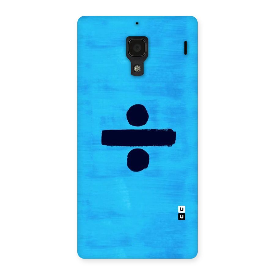 Math And Blue Back Case for Redmi 1S
