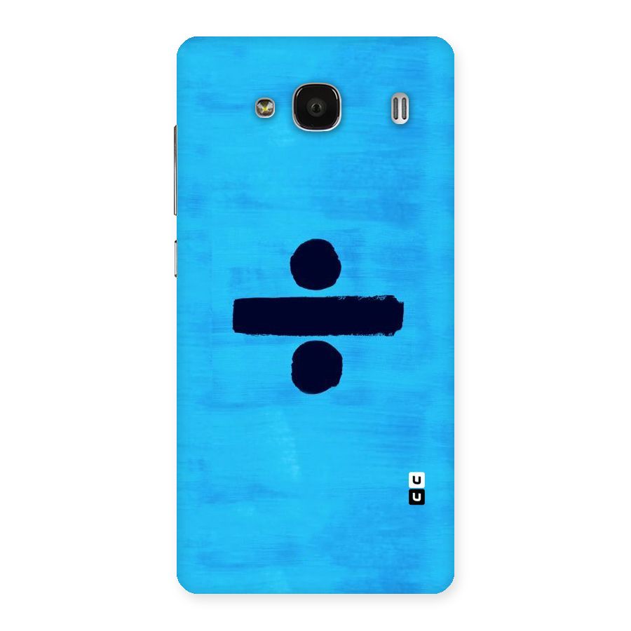 Math And Blue Back Case for Redmi 2 Prime