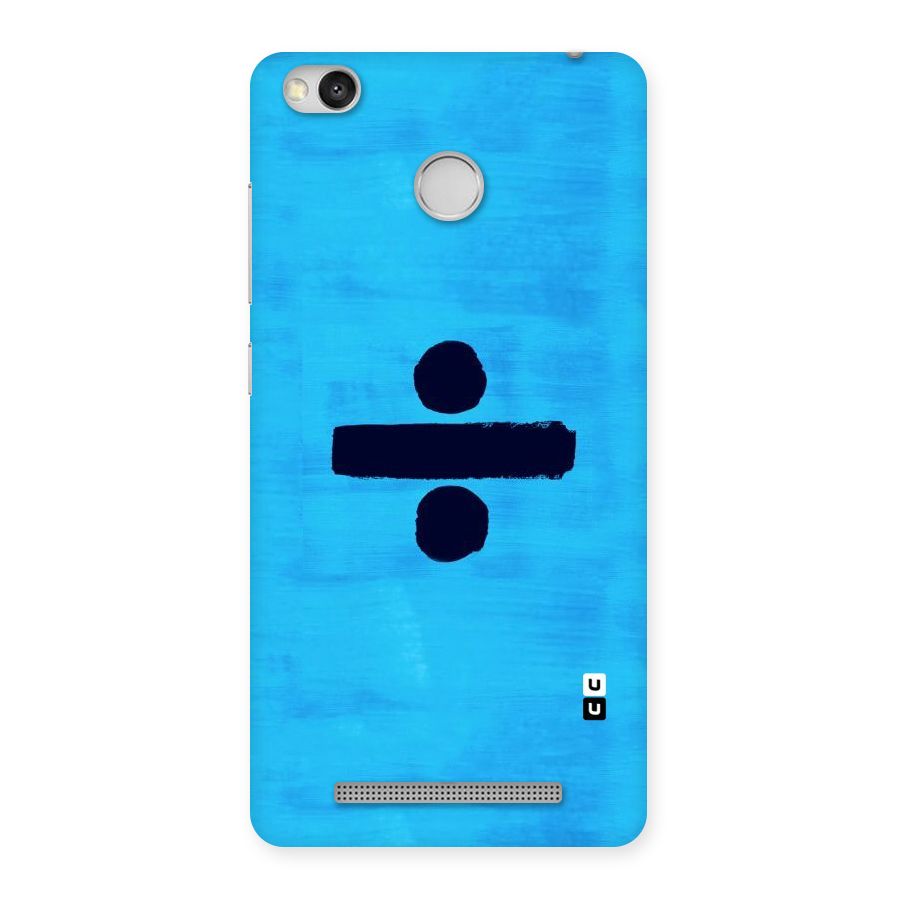 Math And Blue Back Case for Redmi 3S Prime