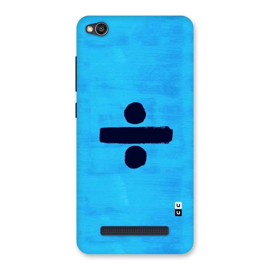Math And Blue Back Case for Redmi 4A