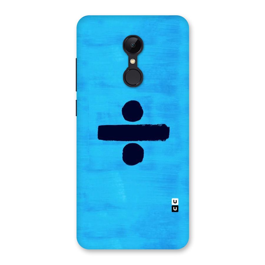 Math And Blue Back Case for Redmi 5