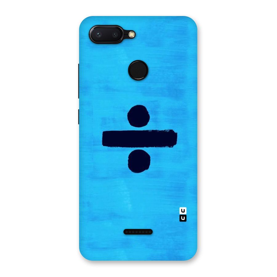 Math And Blue Back Case for Redmi 6