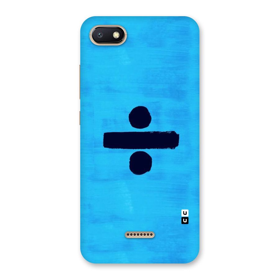 Math And Blue Back Case for Redmi 6A