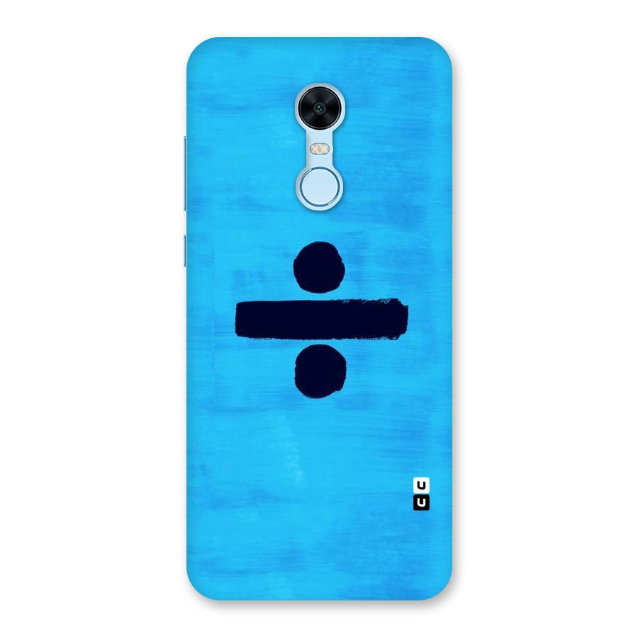 Math And Blue Back Case for Redmi Note 5