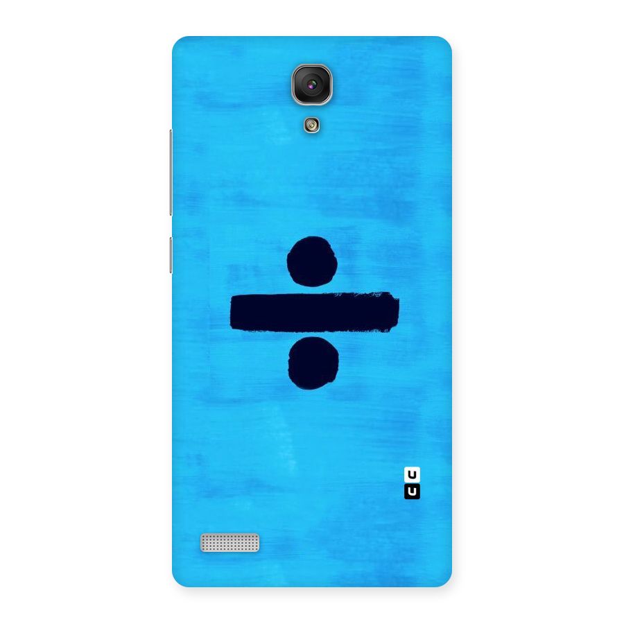Math And Blue Back Case for Redmi Note Prime
