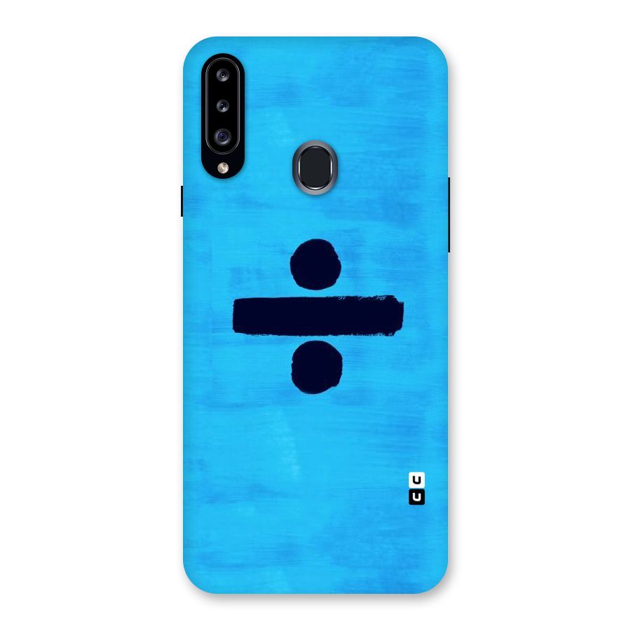 Math And Blue Back Case for Samsung Galaxy A20s