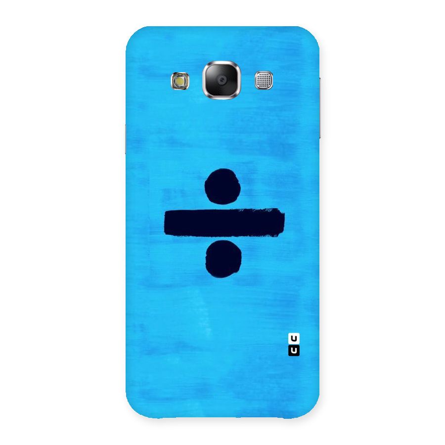 Math And Blue Back Case for Samsung Galaxy E5