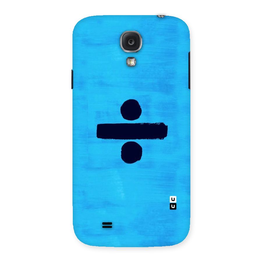 Math And Blue Back Case for Samsung Galaxy S4