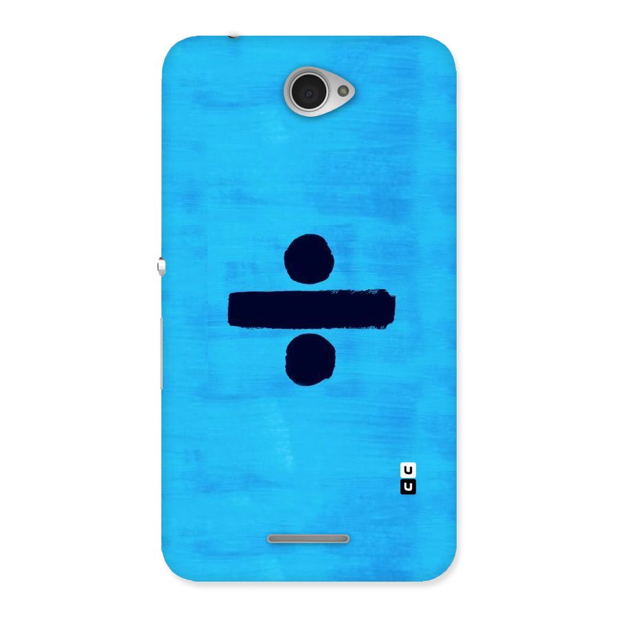 Math And Blue Back Case for Sony Xperia E4