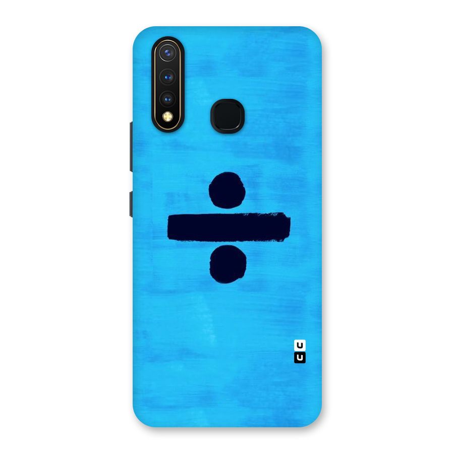 Math And Blue Back Case for Vivo U20
