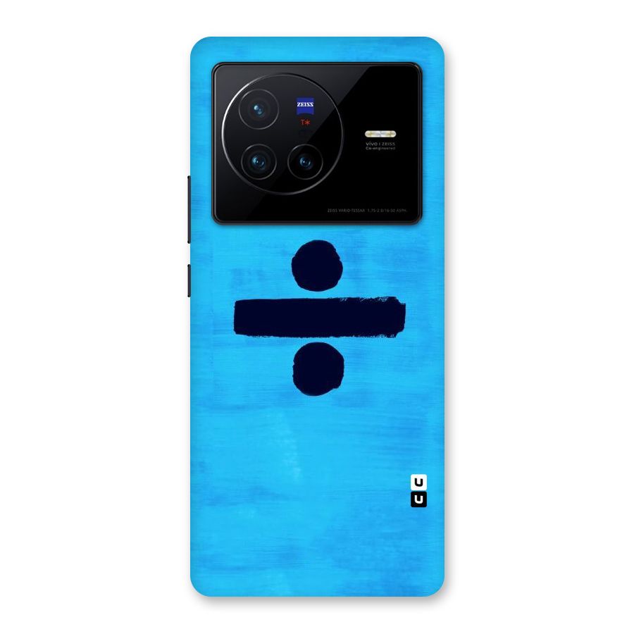 Math And Blue Back Case for Vivo X80