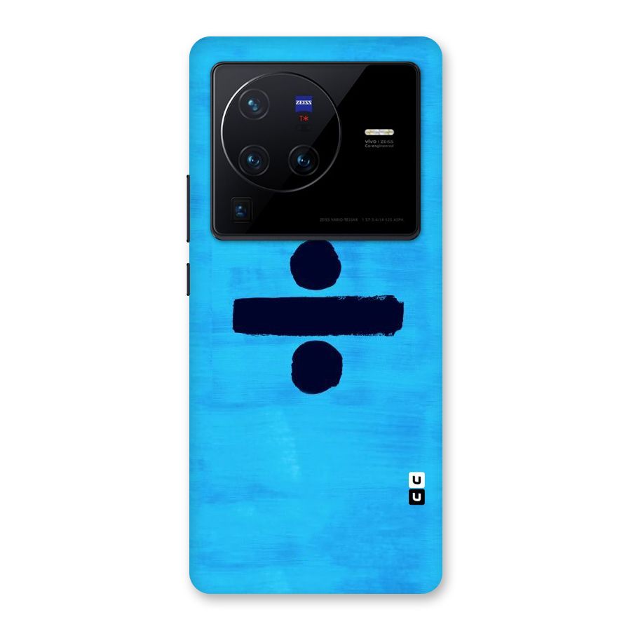 Math And Blue Back Case for Vivo X80 Pro