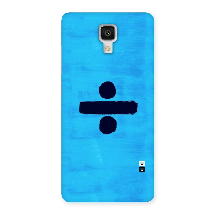 Math And Blue Back Case for Xiaomi Mi 4