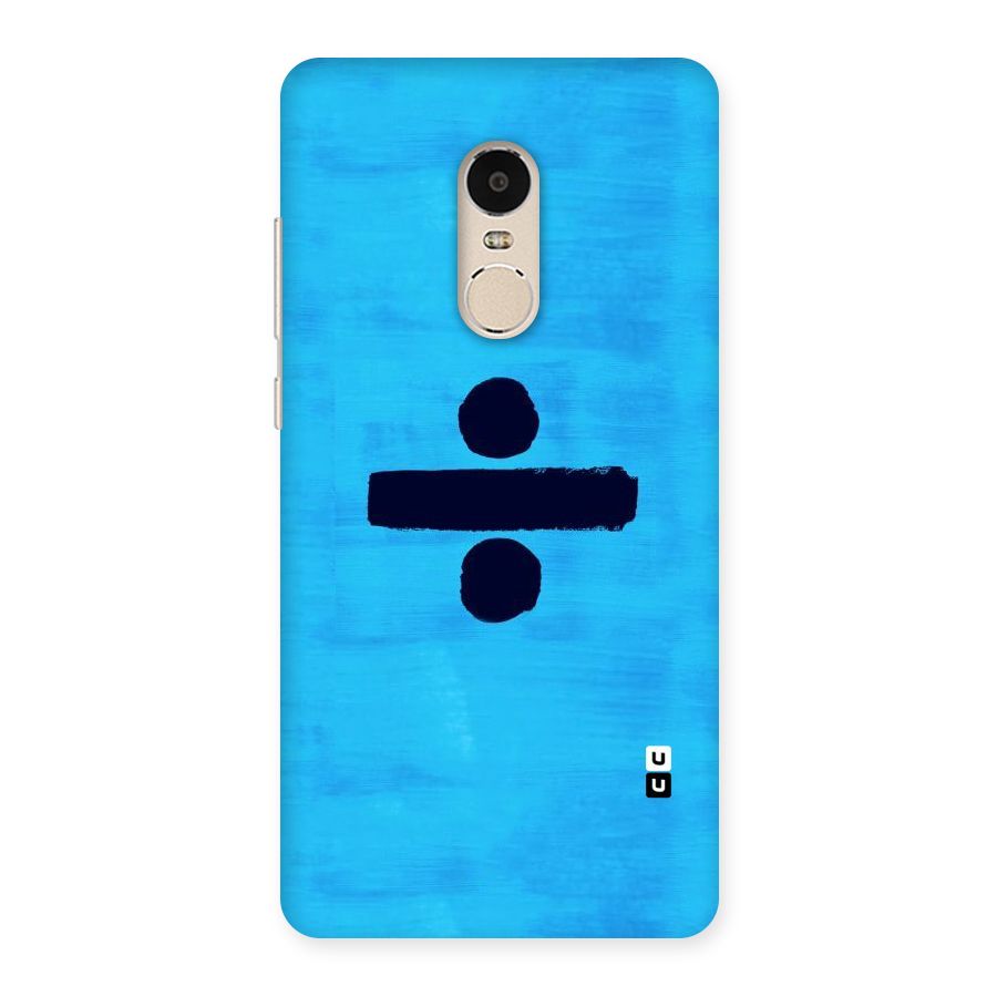 Math And Blue Back Case for Xiaomi Redmi Note 4