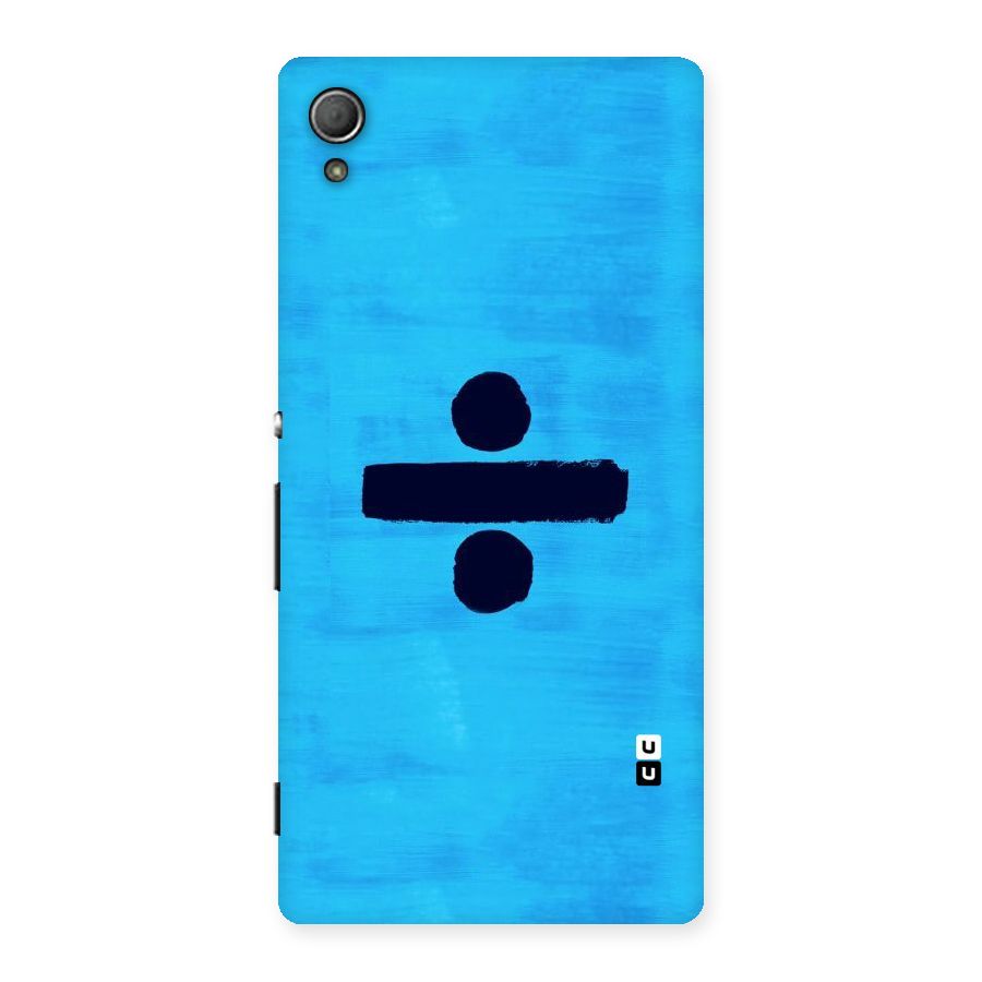 Math And Blue Back Case for Xperia Z3 Plus