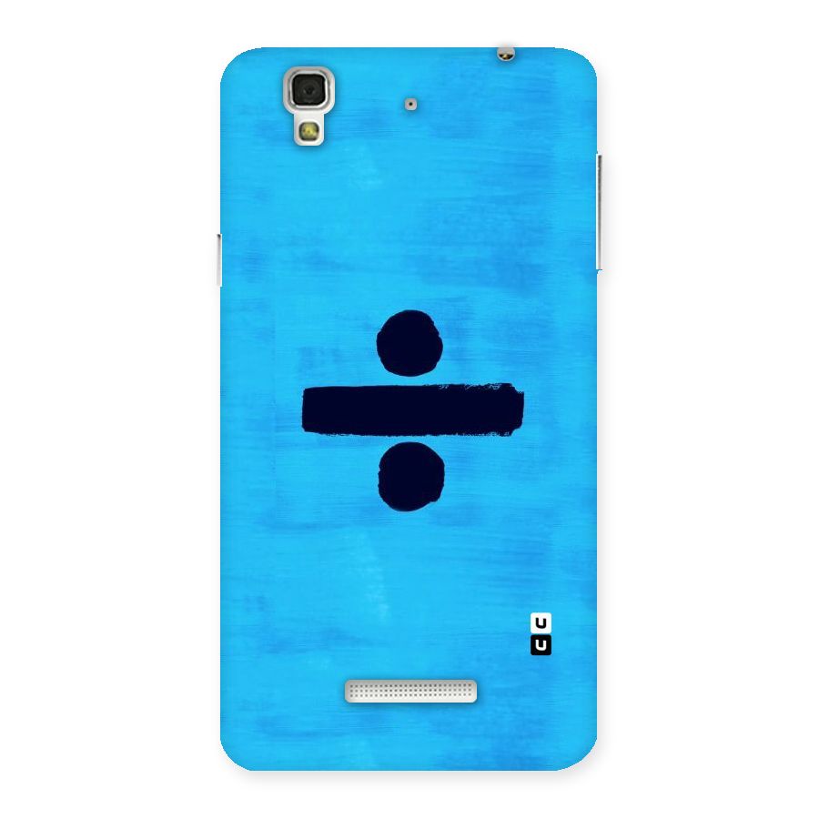 Math And Blue Back Case for YU Yureka Plus