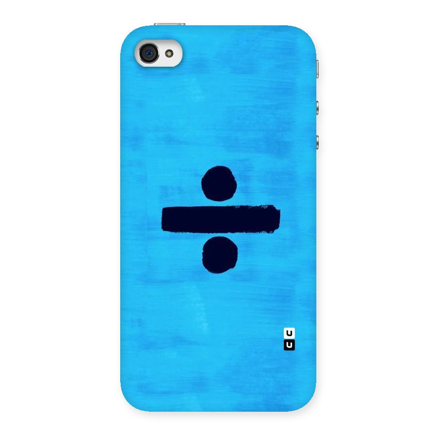 Math And Blue Back Case for iPhone 4 4s