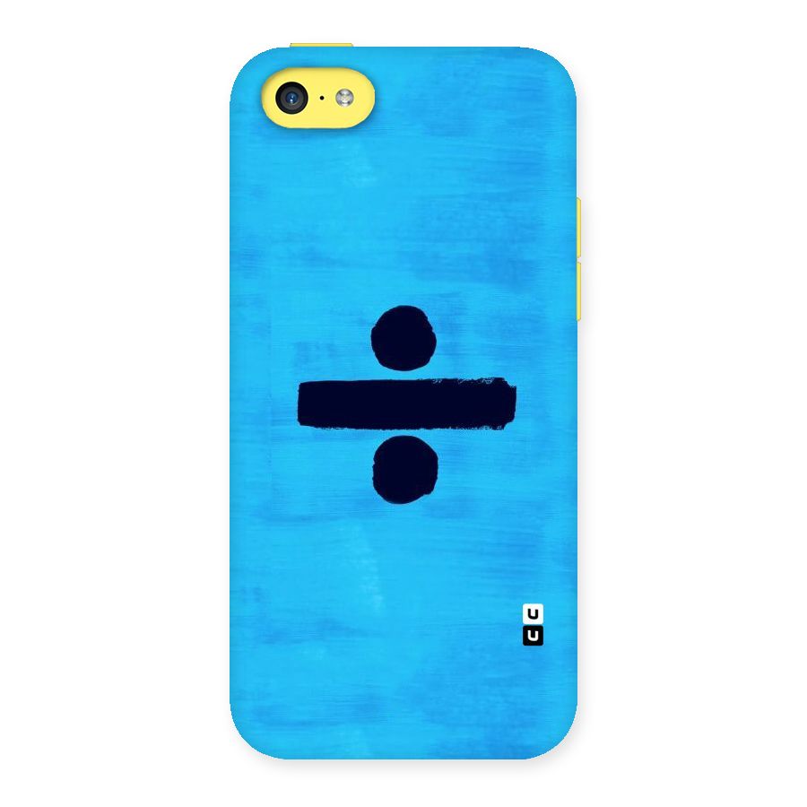 Math And Blue Back Case for iPhone 5C