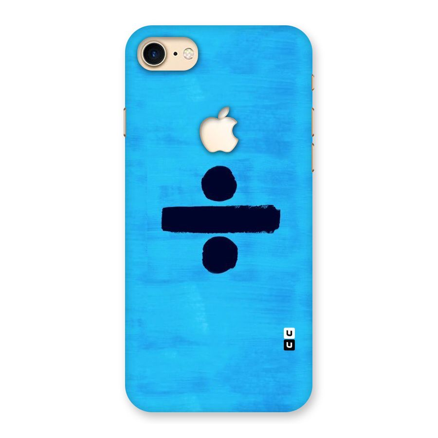 Math And Blue Back Case for iPhone 7 Apple Cut