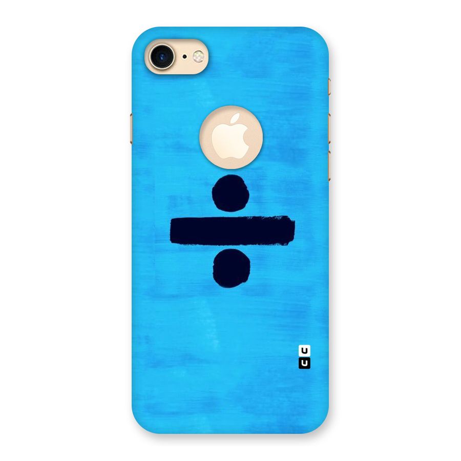 Math And Blue Back Case for iPhone 7 Logo Cut