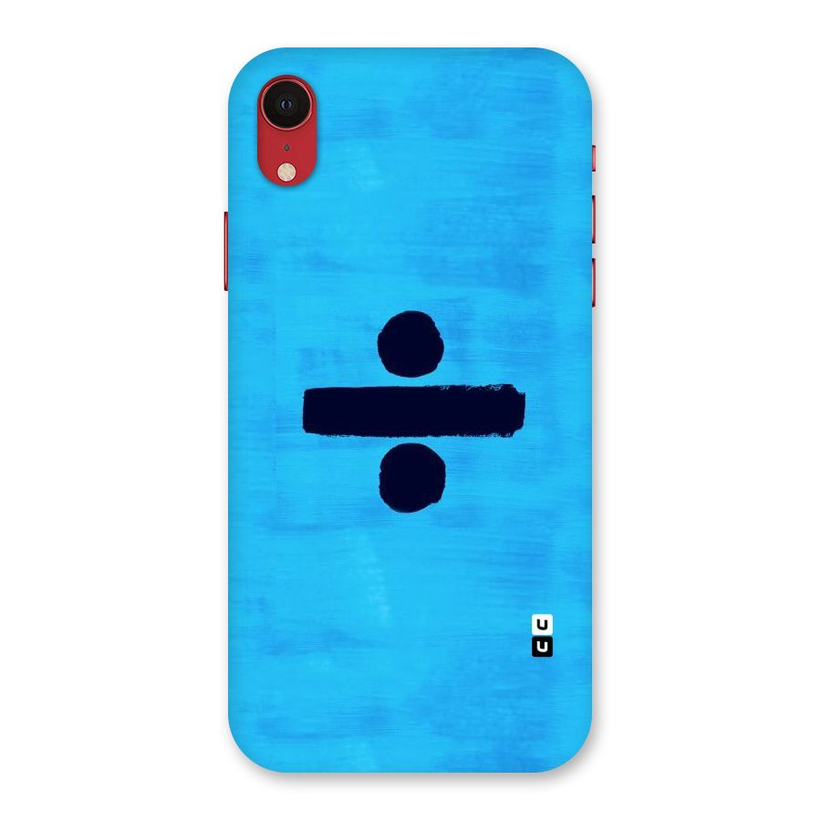 Math And Blue Back Case for iPhone XR