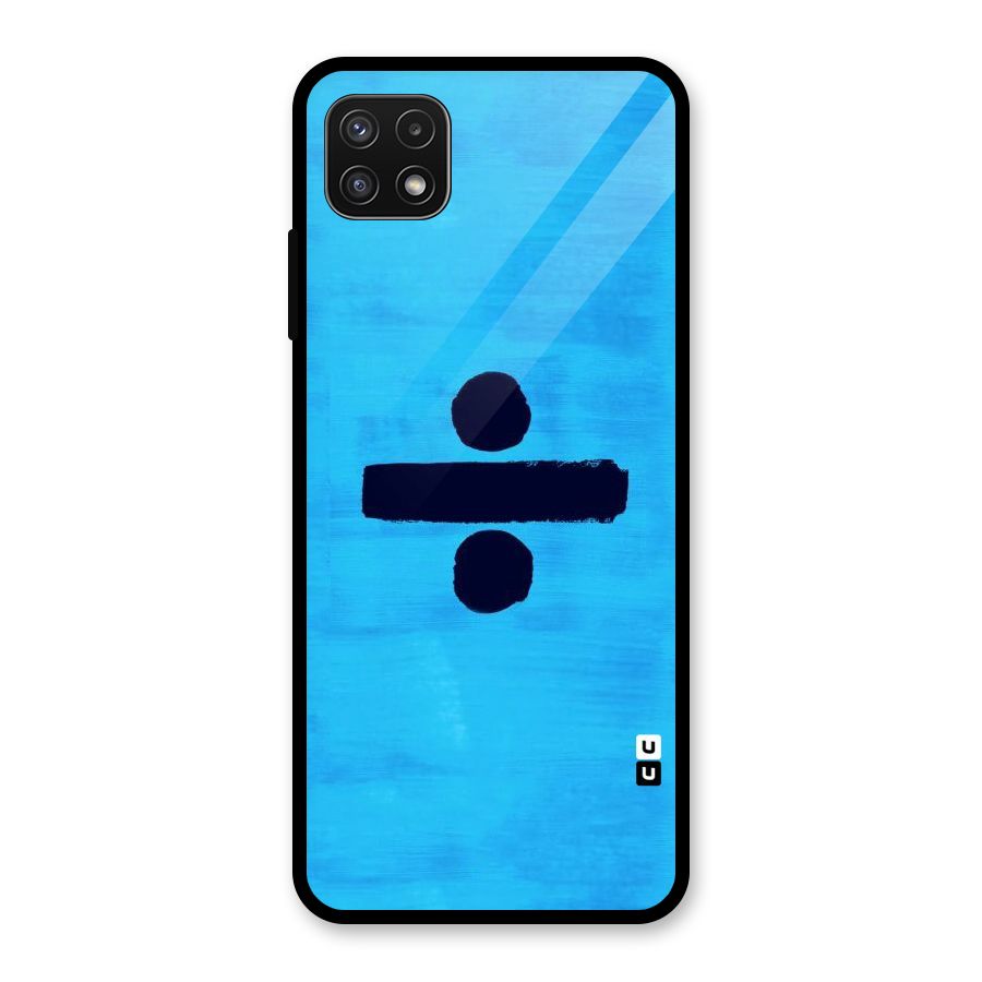Math And Blue Glass Back Case for Galaxy A22 5G