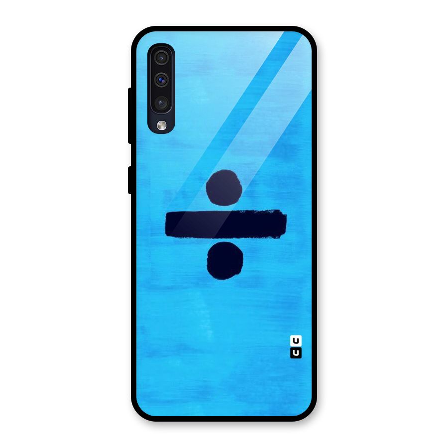 Math And Blue Glass Back Case for Galaxy A50s