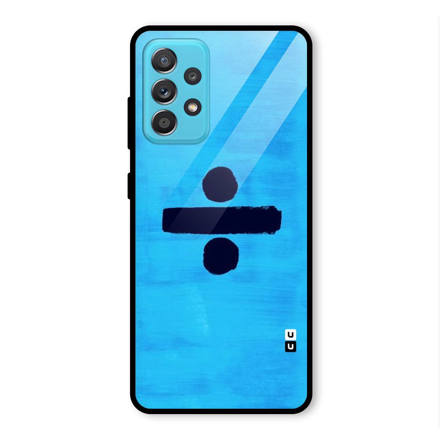 Math And Blue Glass Back Case for Galaxy A52
