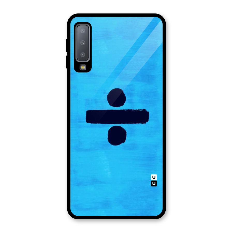 Math And Blue Glass Back Case for Galaxy A7 (2018)