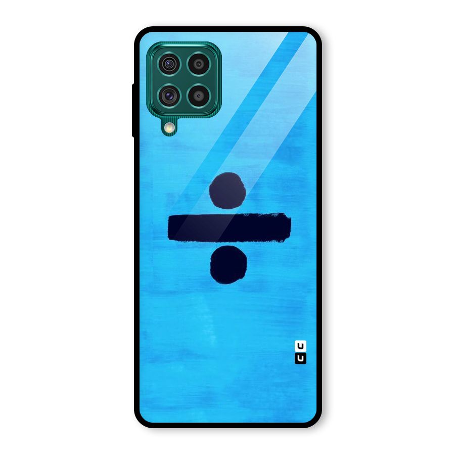 Math And Blue Glass Back Case for Galaxy F62