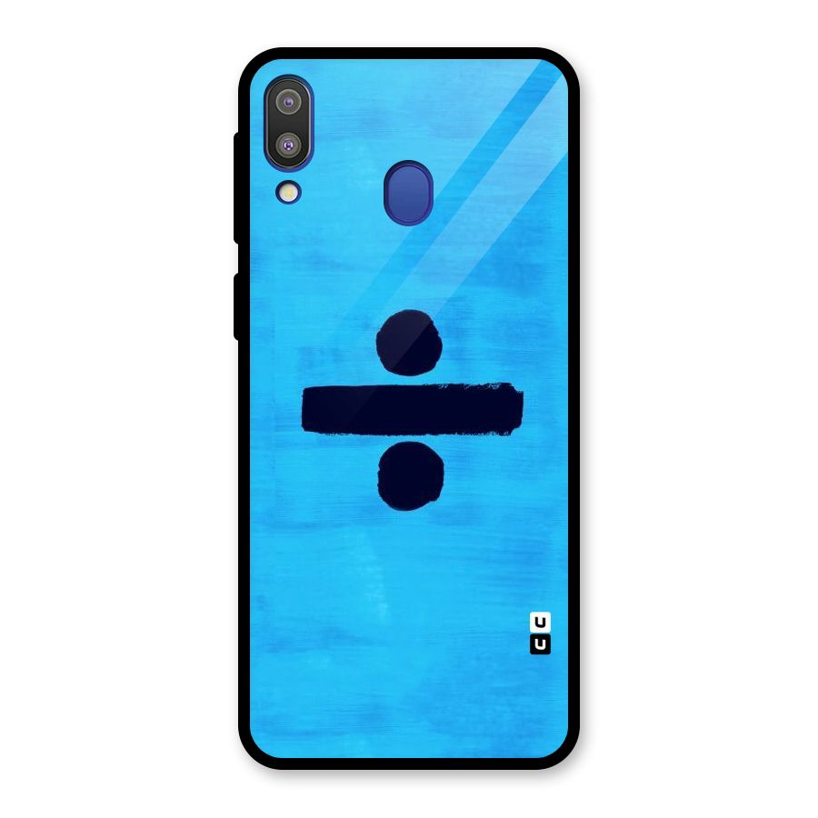 Math And Blue Glass Back Case for Galaxy M20