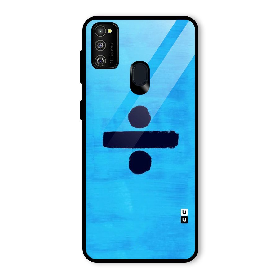 Math And Blue Glass Back Case for Galaxy M30s