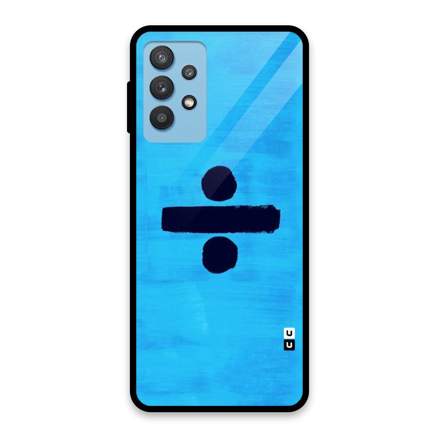 Math And Blue Glass Back Case for Galaxy M32 5G