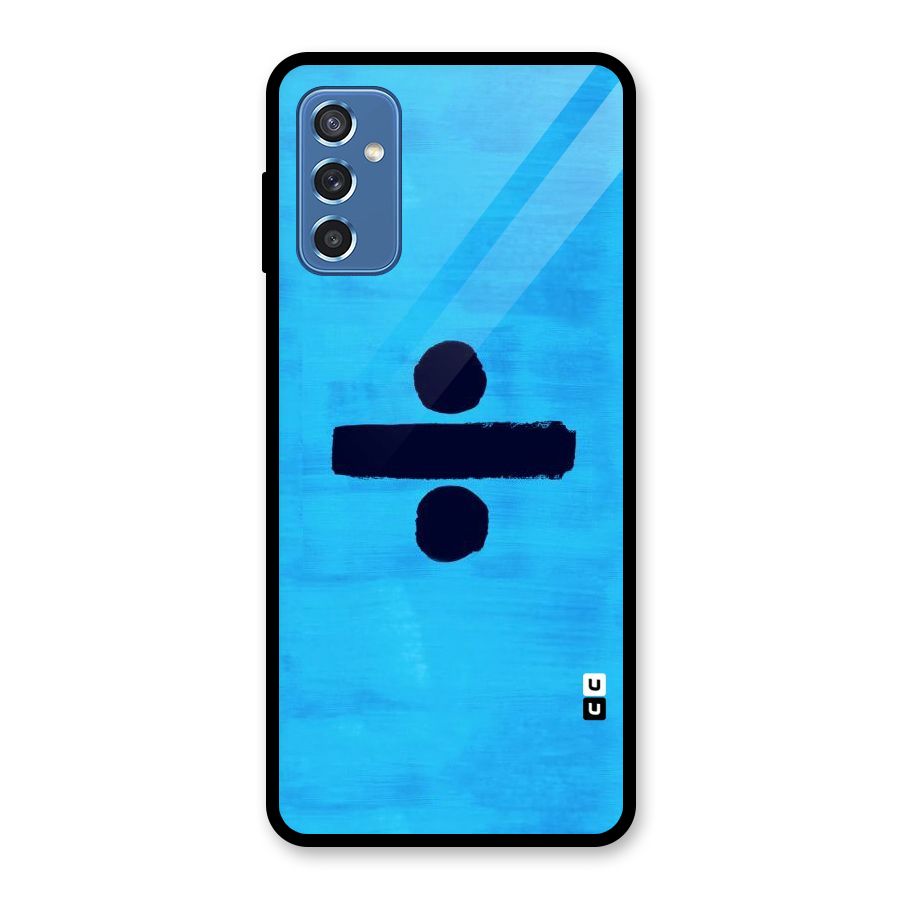 Math And Blue Glass Back Case for Galaxy M52 5G