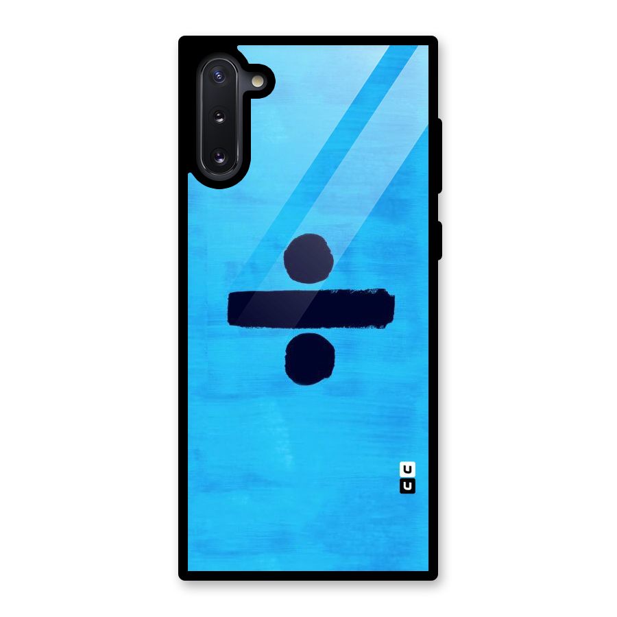 Math And Blue Glass Back Case for Galaxy Note 10