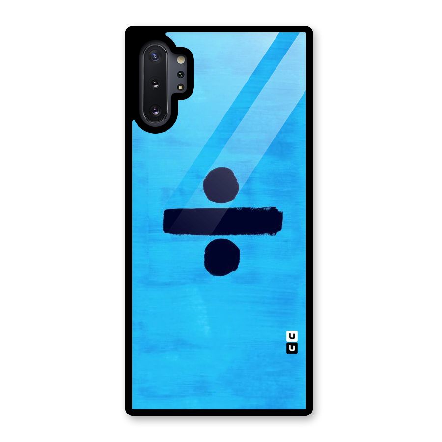 Math And Blue Glass Back Case for Galaxy Note 10 Plus