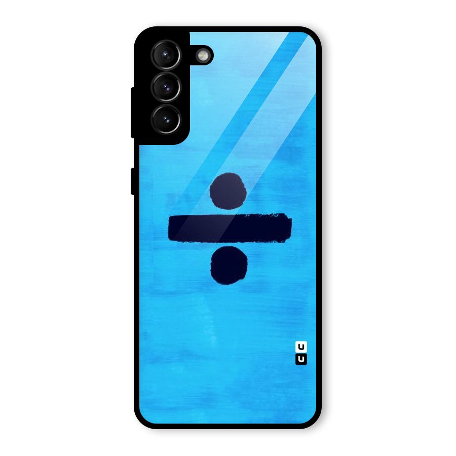 Math And Blue Glass Back Case for Galaxy S21 Plus