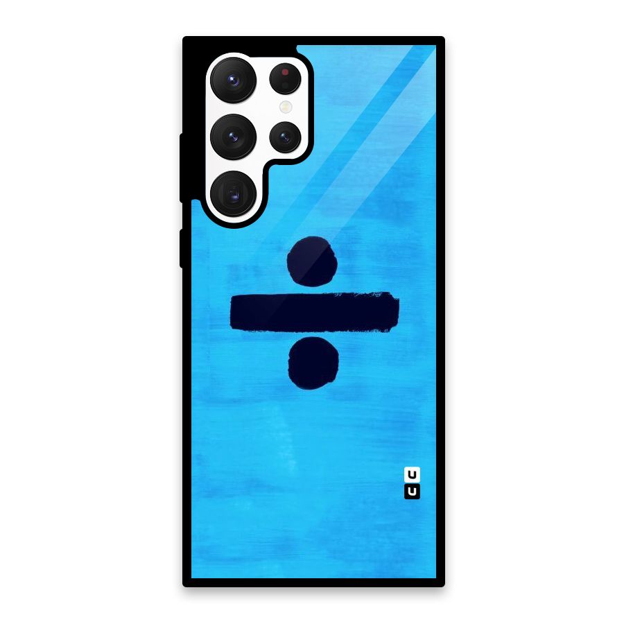 Math And Blue Glass Back Case for Galaxy S22 Ultra 5G