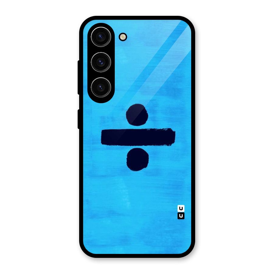 Math And Blue Glass Back Case for Galaxy S23