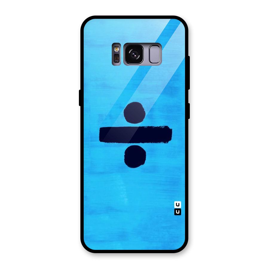 Math And Blue Glass Back Case for Galaxy S8