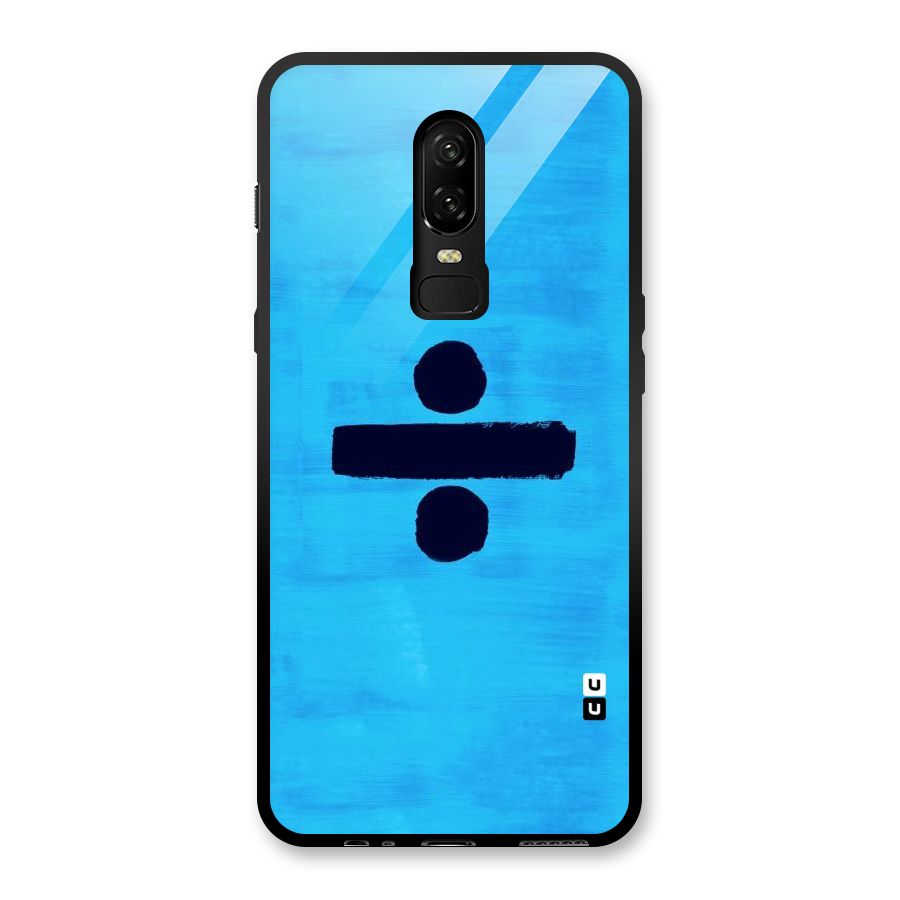 Math And Blue Glass Back Case for OnePlus 6