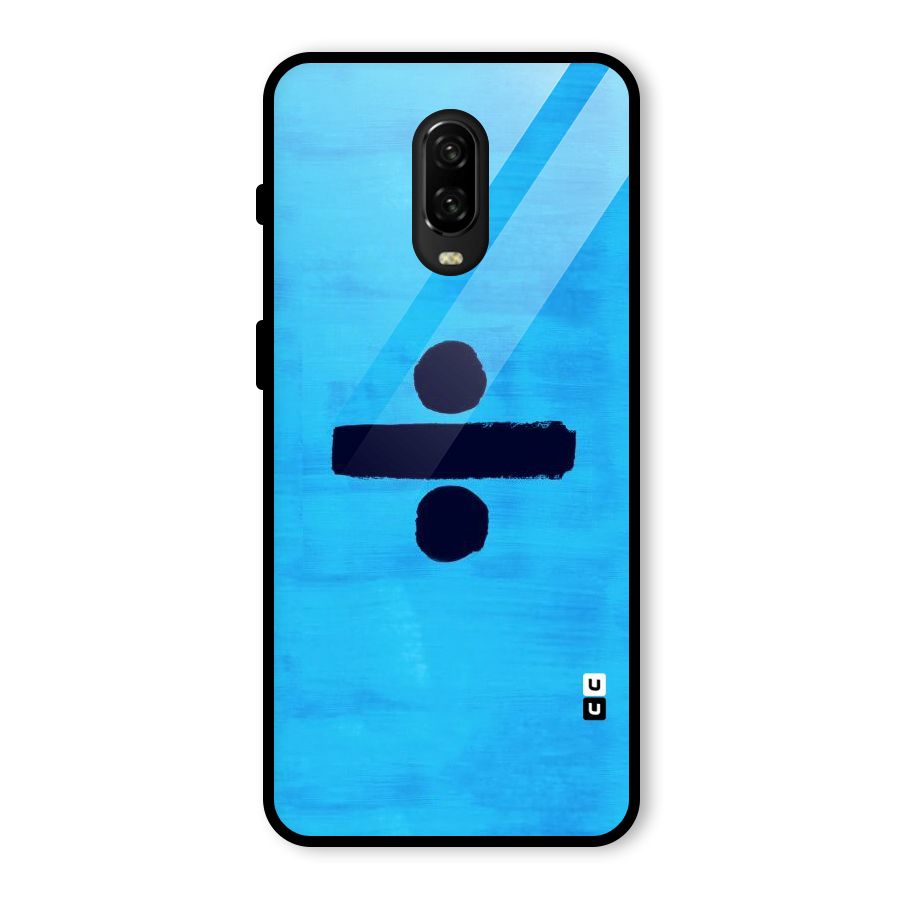 Math And Blue Glass Back Case for OnePlus 6T