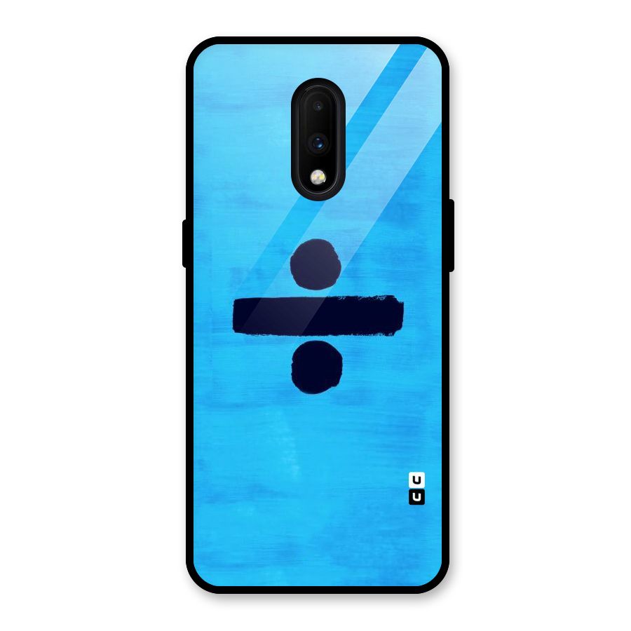 Math And Blue Glass Back Case for OnePlus 7