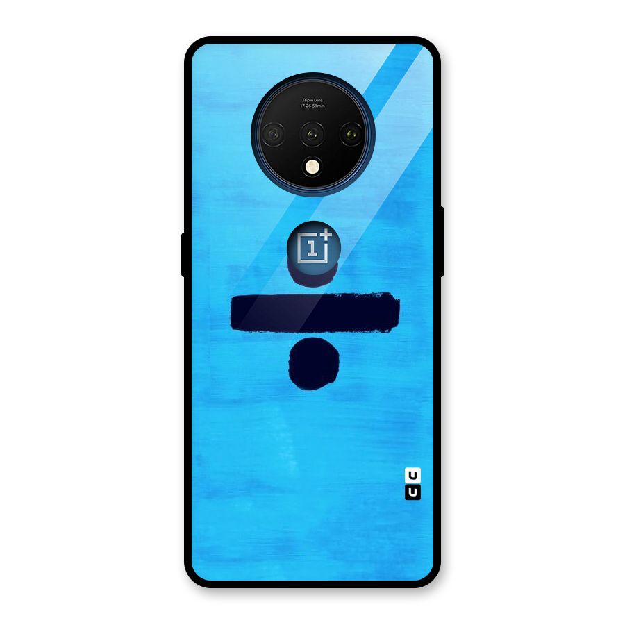 Math And Blue Glass Back Case for OnePlus 7T