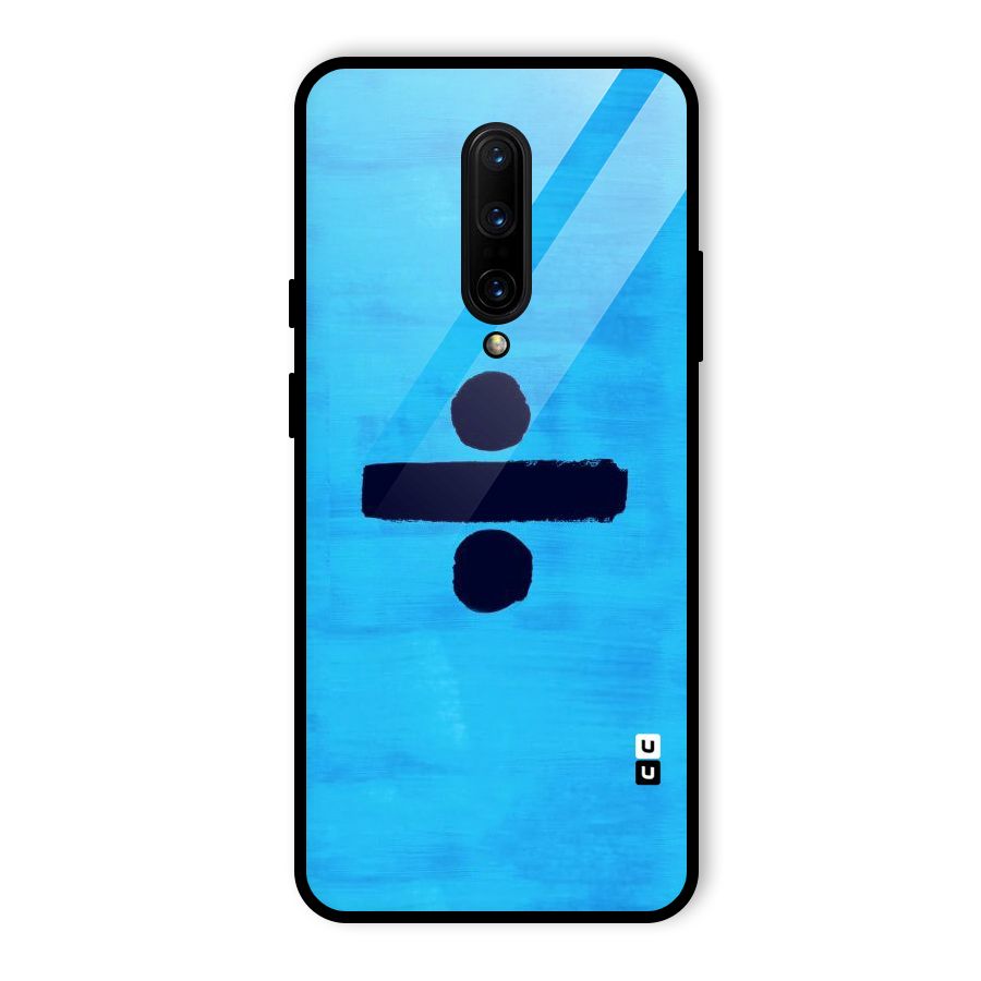 Math And Blue Glass Back Case for OnePlus 7 Pro